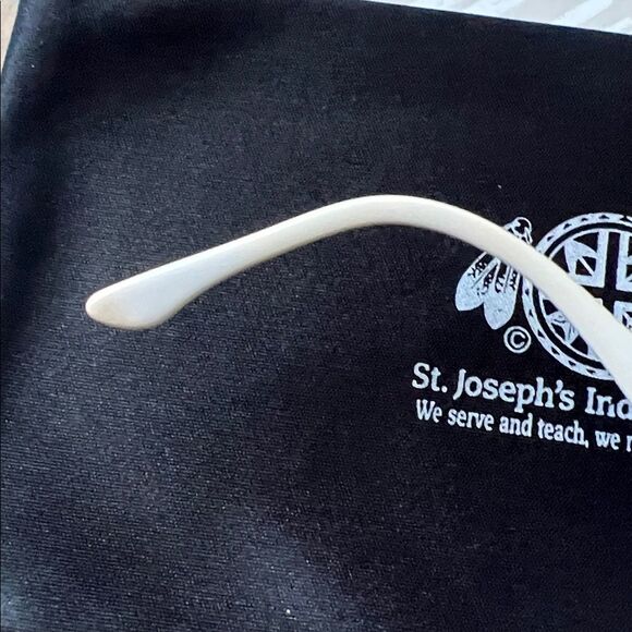 Ray-Ban Optics Unisex Polished Black White Eyeglasses - Picture 7 of 8